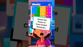 Unlock the Power of Color-Coded Schedules #shorts