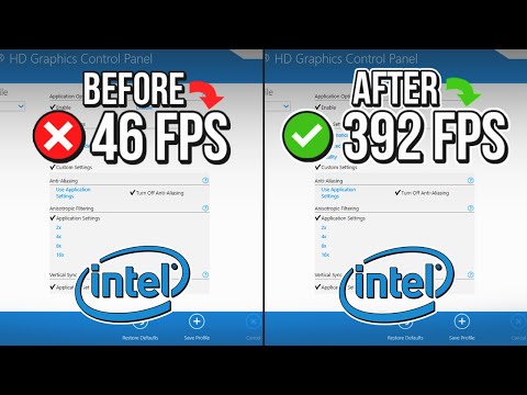 ? INTEL HD GRAPHICS: BEST SETTINGS TO BOOST FPS FOR GAMING ? | Optimize Intel HD Graphics ✔️