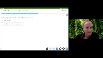 IXL Algebra1 - P.6 Identify the formula for a Sequence as: Explicit or Recursive.