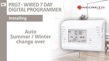 Auto Summer Winter change over - [Tutorials PRG7 digital programmer]