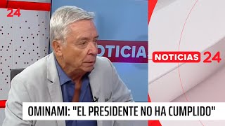 Carlos Ominami y topes salariales públicos propuestos por Jara: “El Presidente Boric no ha cumplido”