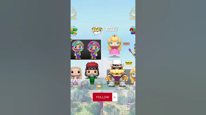 The Super Mario Bros Movie (Wave 2) - Funko Pop Concept. #supermario #funko #funkopop #peaches