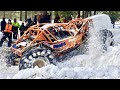 Rock bouncers go snow racing at insanity fab winter challenge 2022