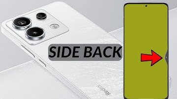 redmi note 13 pro side back setting /how to set side back in redmi note 13 pro/side back kaise kare