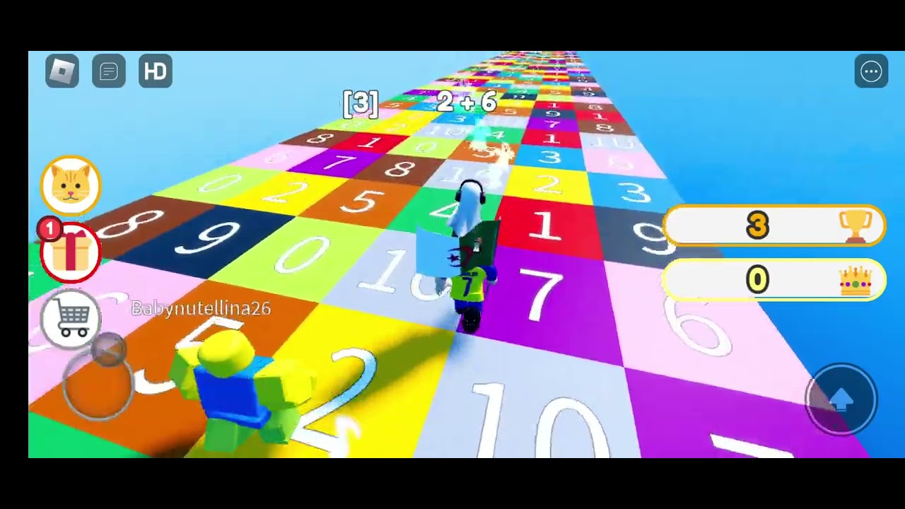 Math Obby I completed easy math obby first try - YouTube