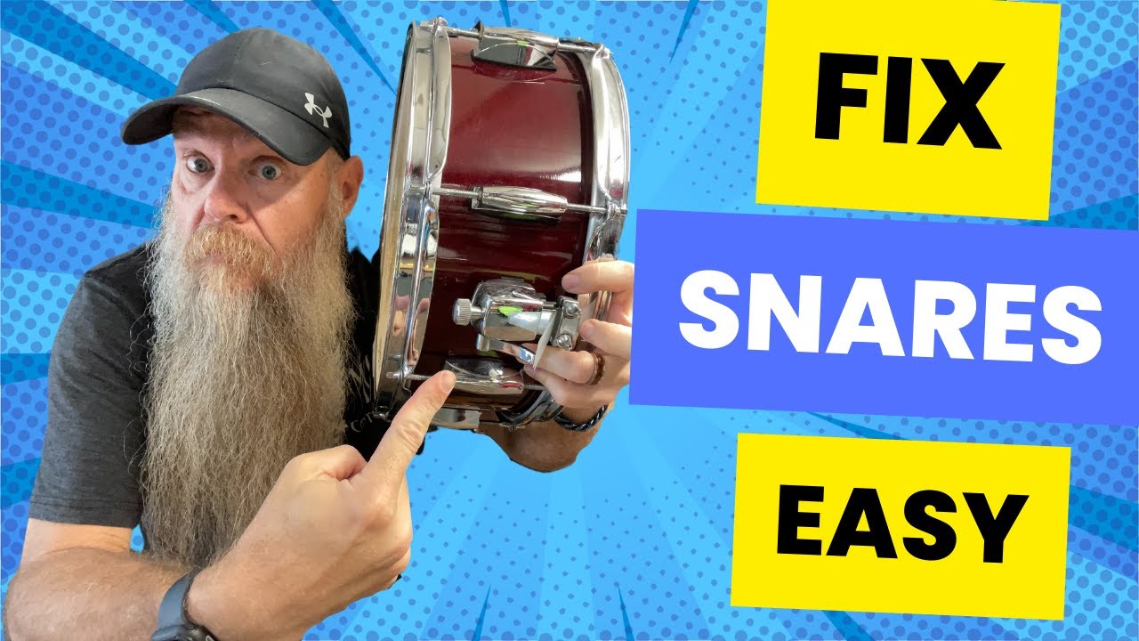 How to fix a broken snare drum? (SNARE ATTACHMENT) YouTube