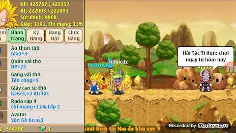 Mở rương gỗ cấp 8 ngọc rồng online