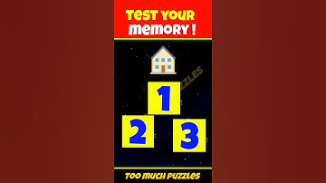 Memory Test #17। Riddles And Puzzles For IQ Test। #shorts #riddles #paheli