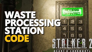 Waste Processing Station Code STALKER 2 Heart of Chornobyl