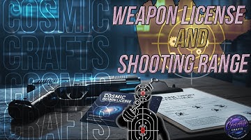 Weapon License & Shooting Range script | Cosmic Crafts | FiveM