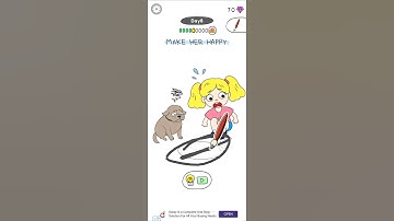 Draw Happy Puzzle Day 8 Make Her happy - Gameplay Solution Walkthrough