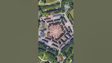 【 Pentagonal citadel 】 Mysterious thing  caught on Google Earth and Google Maps Street View