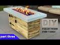 Part 3: Make a fantastic fire box/pit table using repurposed pallet wood & Buddy Rhodes concrete!