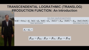 Transcendental Logarithmic (Translog) Production Function: An Introduction
