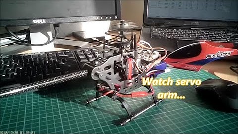 FX71 CC3D Roll oscillations -shake it up! (good example how high gain looks)