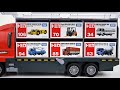 24 Tomica Working Cars Collection | Unbox & Build the Convoy ~ トミカ収納コンボイでワクワク走行テスト☆