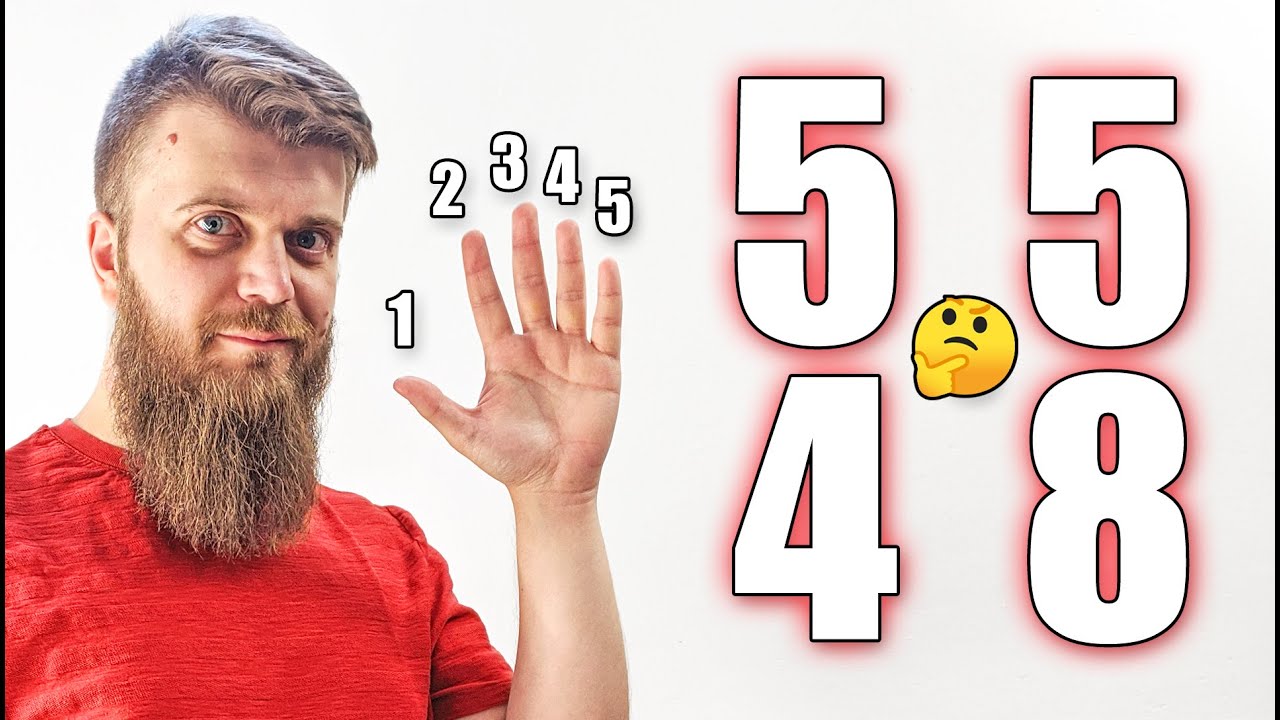 TEMPI DISPARI: 5/4 e 5/8 // Come capire e suonare il CINQUE!