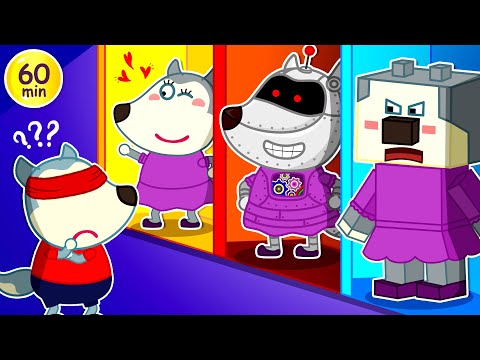 Wolfoo, Don't Choose the Wrong Mommy 😁- Wolfoo Funny Stories for Kids 👶 @CuteWolfVideos