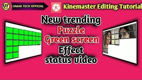 Puzzle Effect Video Editing | Tik Tok | Kinemaster Video Editing tutorial  with demo