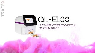 QL-E100: stampante di etichette a colori, semplice e conveniente!