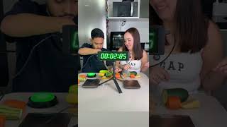 Desafio da Balança com Cronômetro ⚖️⏱️ #casal #challenge #shorts