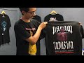 6 color screen printing on black tshirt  simulated process