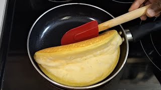 Super Fluffy Souffle Omelette Recipe for breakfast.