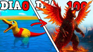 The Juric Ugly Dino Duck Evolved Into The Giant Phoenix Godzilla Dinosaur 100 Days