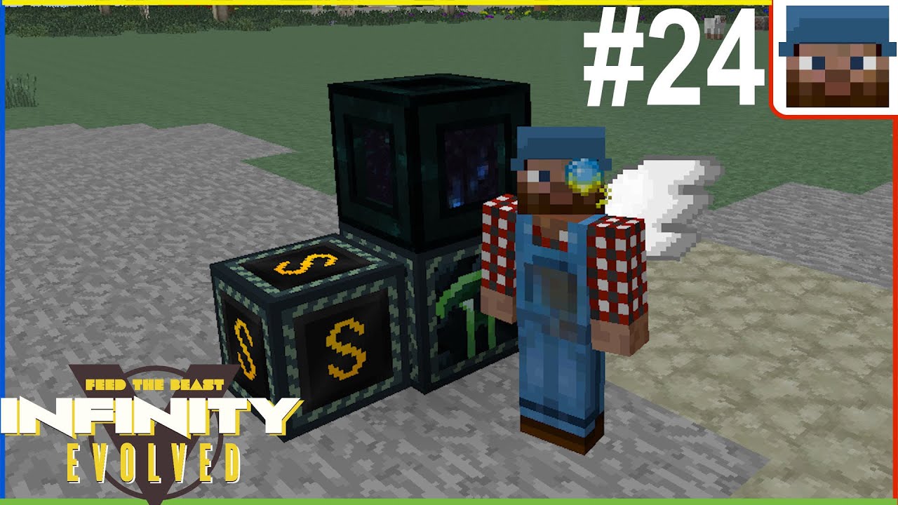 #24 - Grok Gets Himself An Ender Quarry  (FTB Infinity Evolved - Expert Mode)