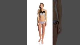 Hobie Swimwear Desert Daze Macrame High Neck Bikini Top Swimoutlet