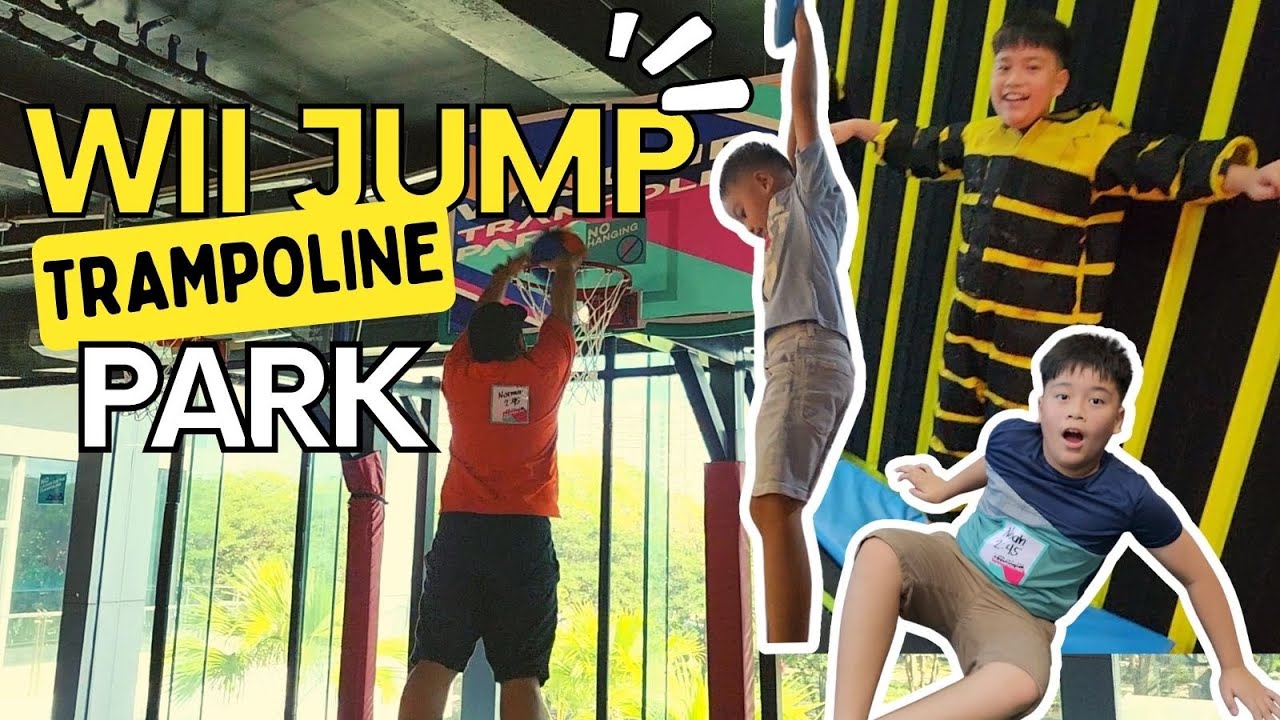 BIGGEST TRAMPOLINE PARK IN PH Wii JUMP Trampoline Park Alabang Gala