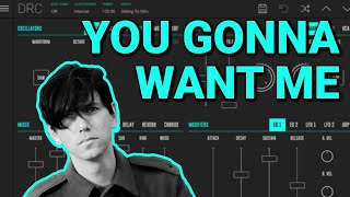 How to make the basses from Tiga 'You Gonna Want Me' with DRC