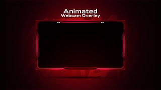 Clean Animated Red Webcam Overlay Template // Twitch Overlay // Stream Overlay Clean Animated Red Webcam Overlay Template // Twitch Overlay // Stream Overlay