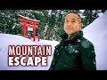 I Stayed at Japan&#39;s Hidden Mountain Temple ⛩️ Winter Road Trip