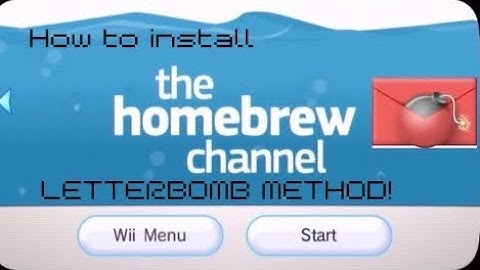How To Install The Homebrew Channel (Letterbomb Method)