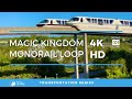 Walt Disney World Resort Monorail Loop - POV (4K) (HD)