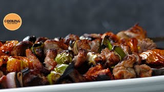 Beef Tikka Boti Recipe | BBQ Beef Steak with Veggies Recipe By Cooking Mount