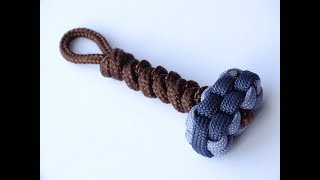 How To Make a Paracord Thor's Hammer Key ChainBox Knot/Snake KnotParacord MjolnirCbyS