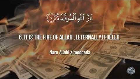 Surat Al Humazah The Traducer Mohammed Yasser مشاري بن راشد العفاسي سورة الهمزة