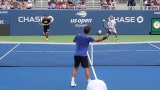 Federer Training Court Level View HD