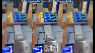 Fully Automatic Coordinate-Type Cable Tie Fastening Machine / Plastic Fastener Machine /Card Binding