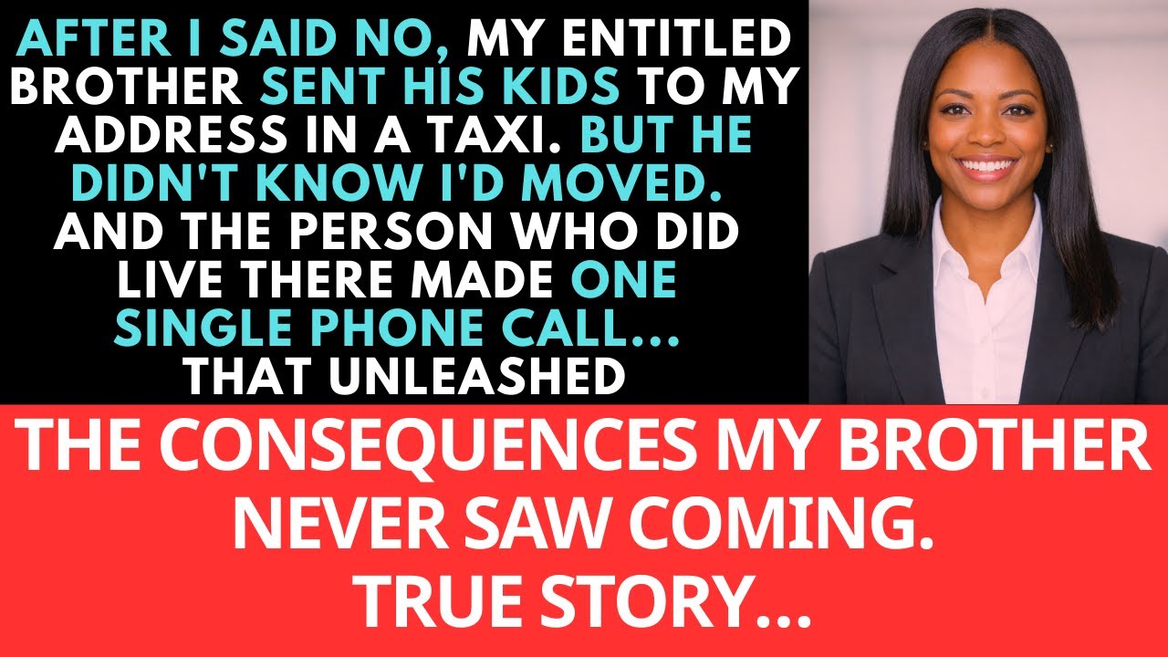 I Refused to Babysit My Brother's Kids for the Weekend. Yet, He Dropped Them at My Doorstep Anyway..