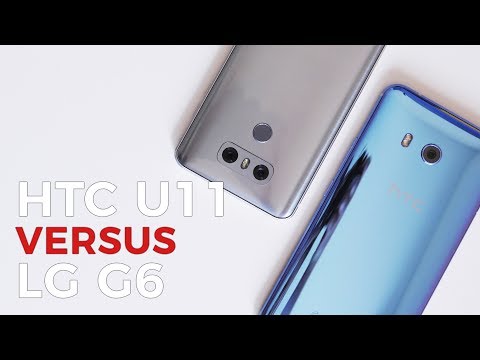 HTC U11 versus LG G6: speedtest