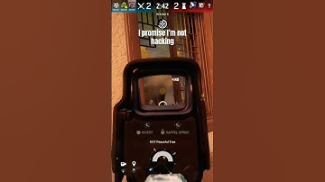I’m not hacking #humor #music #rainbowsix #shorts
