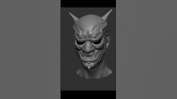 ZBrush - Sculpting an Oni Mask [2]