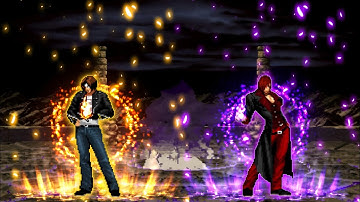 [KOF Mugen] Kyo Clone-57 VS. Iori Clone-42