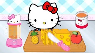 Hello Kitty Lunch Box Fun Kids Game - Kids Make Lunch Sandwich Cupcake Soup Snack With Hello Kitty