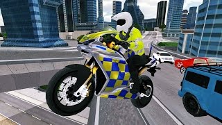 Police Motorbike Simulator 3D - Android Gameplay HD screenshot 4