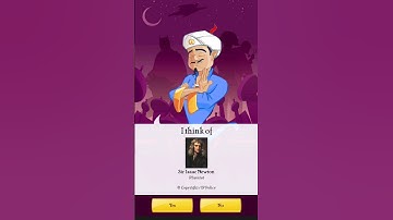 Can akinator guess Newton? | #shorts #akinator