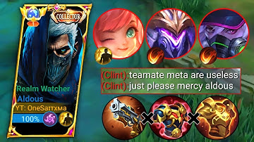 HOW TO MAKE META HEROES CRY (AUTO TARGET LOCK META HERO)🔥 | ALDOUS BEST BUILD 2023